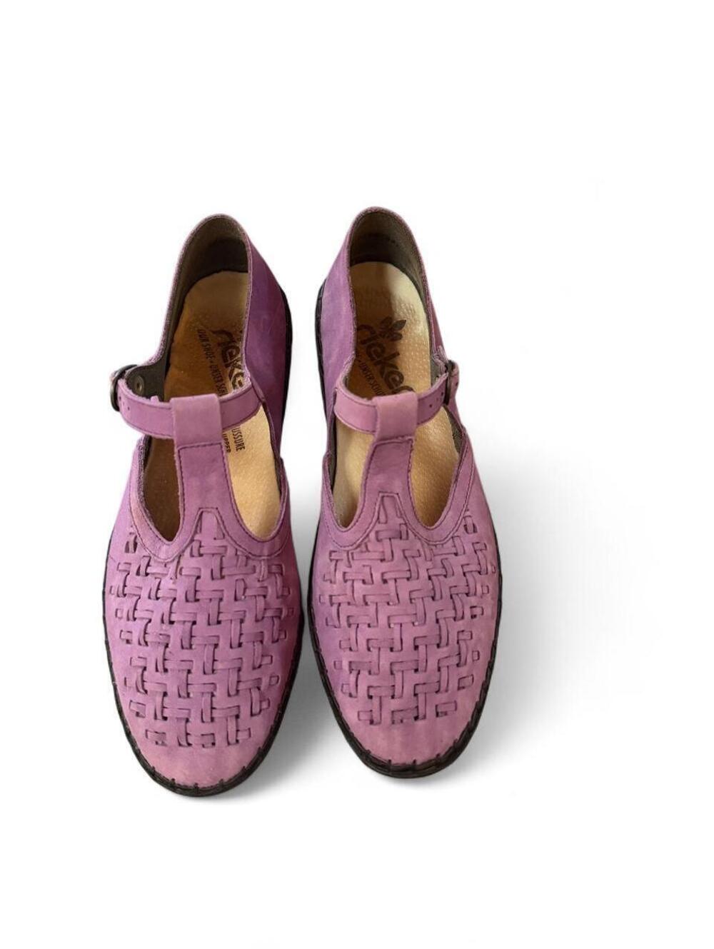 Rieker Women's Purple and Pink Ballet-sho
